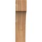 Ekena Millwork 4"W x 8"D x 16"H Westlake Rough Sawn Knee Brace, Western Red Cedar BRC04X08X16WTL00RWR - alternate 3